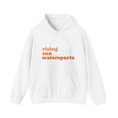 Rising Sun Watersports "The Cure Is Saltwater" Hoodie | Surf Beach Crew