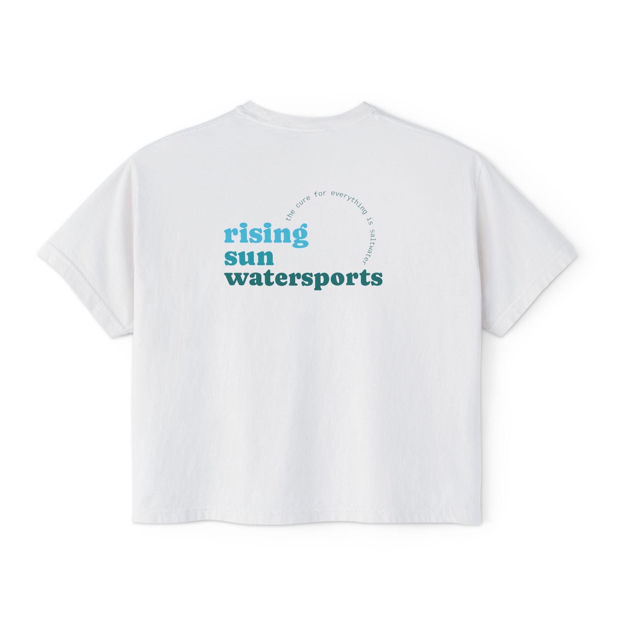 Pontoon Drinking Tee - "I don't always drink at noon, but when I do I'm on a Pontoon." Women's Boxy Tee