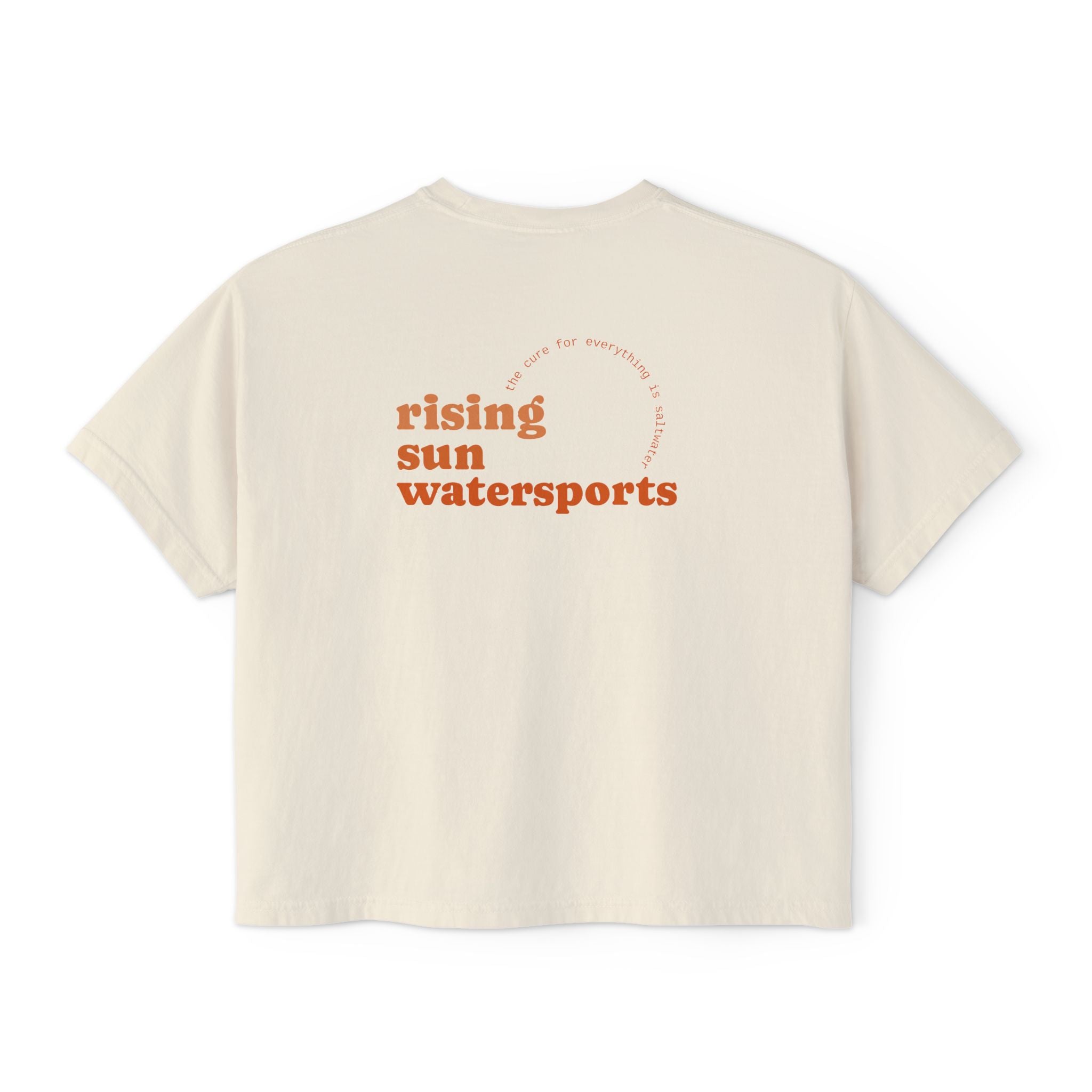 Pontoon Drinking Tee - "I don't always drink at noon, but when I do I'm on a Pontoon." Women's Boxy Tee