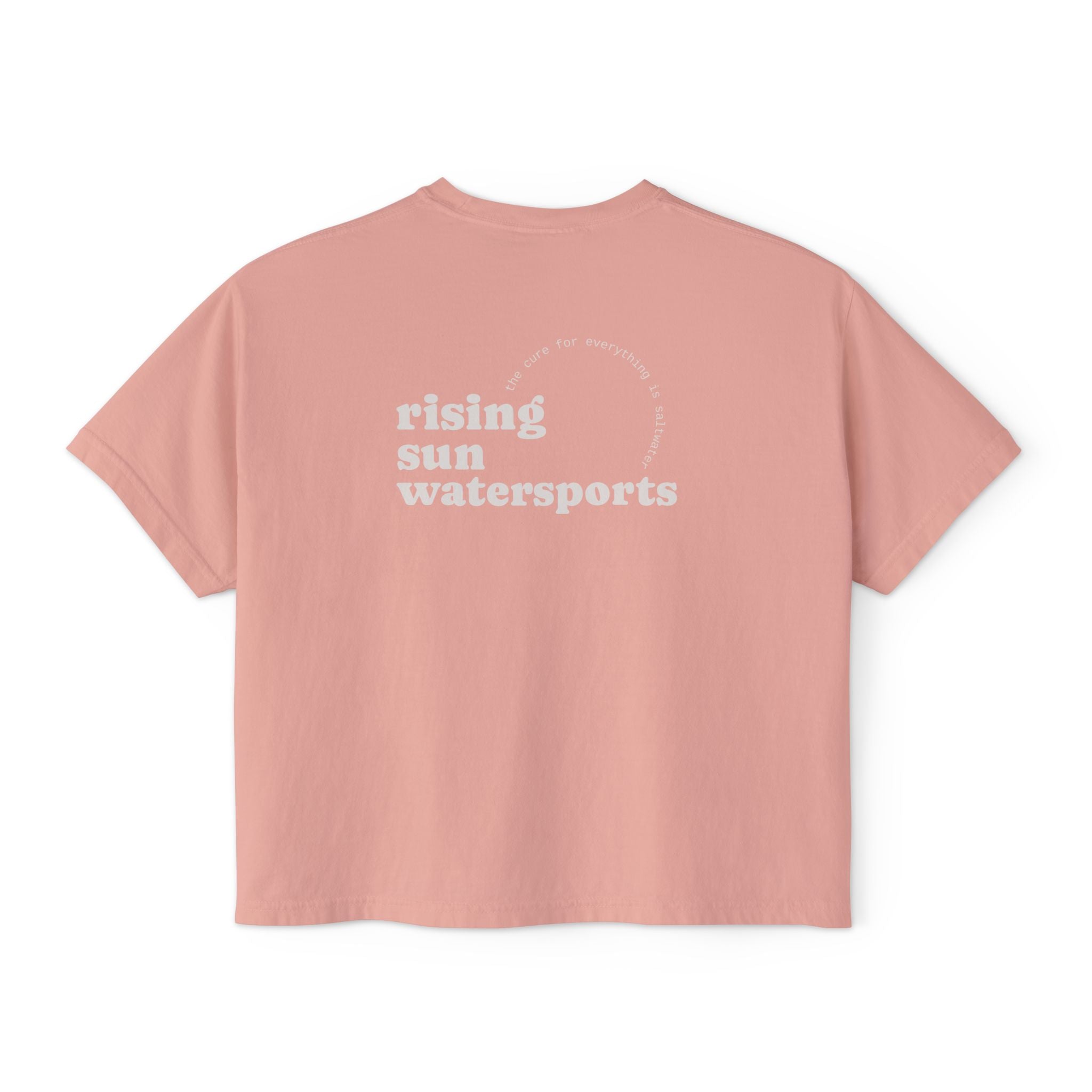 Pontoon Drinking Tee - "I don't always drink at noon, but when I do I'm on a Pontoon." Women's Boxy Tee